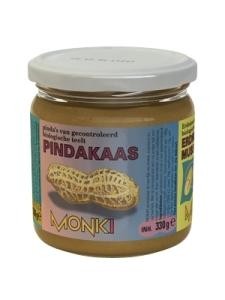 Monki Pindakaas met zout eko bio (330 Gram)