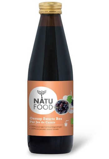 Natufood Zwarte bes oersap vitaal bio (330 Milliliter)