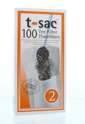 T-Sac Theefilters no.2 (100 Stuks)