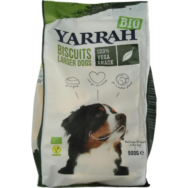 Yarrah Hondenkoekjes vegetarisch bio (500 Gram)