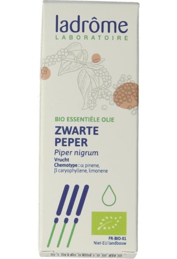 Ladrome Zwarte peper olie bio (10 Milliliter)