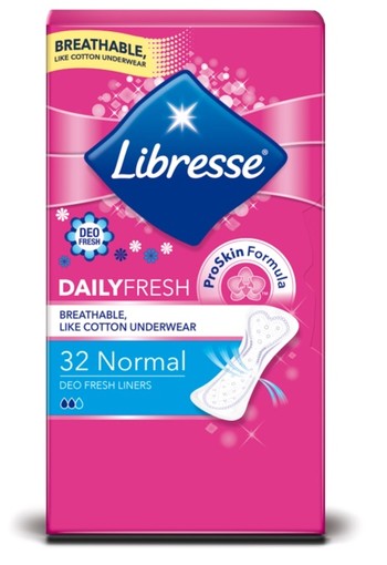 Libresse Normal Deo Fresh inlegkruisjes 