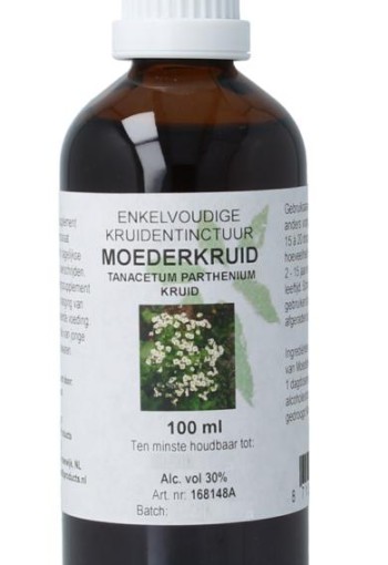 Cruydhof Tanacetum parthenium herb/moederkruid tinctuur (100 Milliliter)
