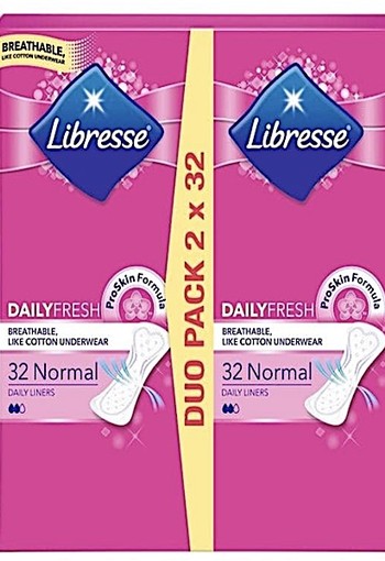 Libresse Normal Inlegkruisjes 2 x 32st
