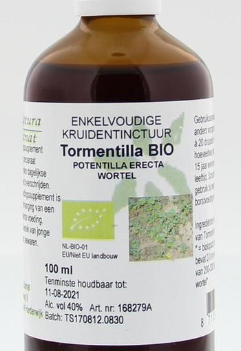 Cruydhof Tormentil wortel tinctuur bio (100 Milliliter)