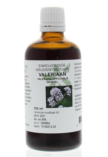 Cruydhof Valeriana off rad / valeriaan tinctuur (100 Milliliter)