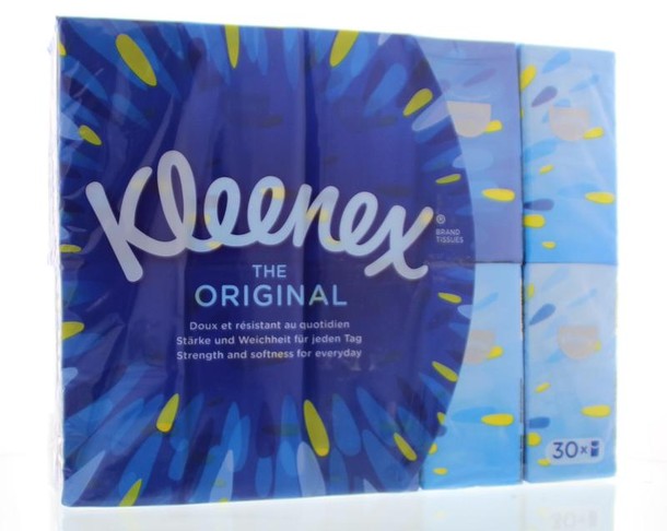 Kleenex Original zakdoekjes pakjes van 9 (30 Stuks)