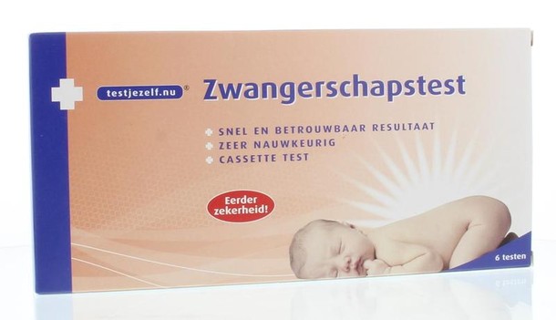 Testjezelf.nu Zwangerschapstest casette (6 Stuks)