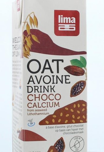 Lima Oat drink choco & calcium bio (1 Liter)