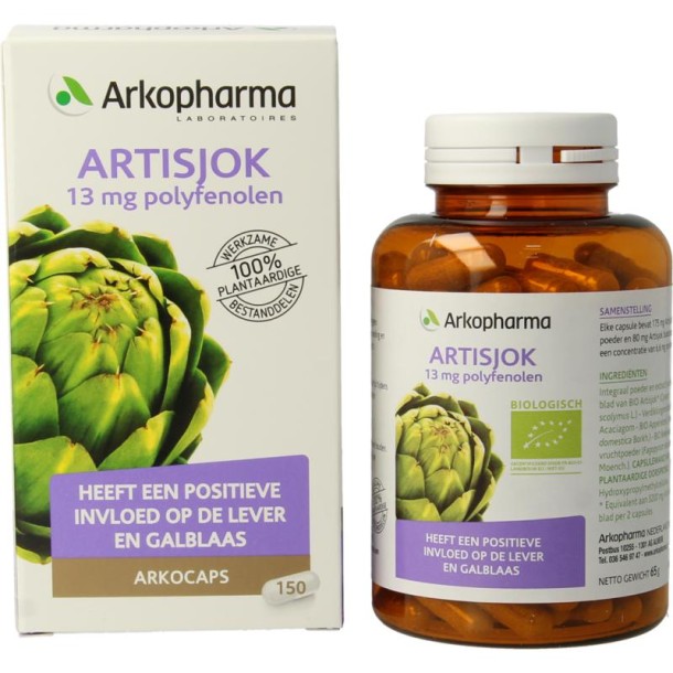 Arkocaps Artisjok bio (150 Capsules)