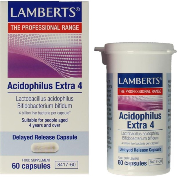 Lamberts Acidophilus Extra 4 (60 Capsules)