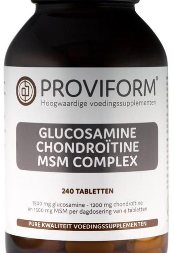 Proviform Glucosamine chondroitine complex MSM (240 Tabletten)
