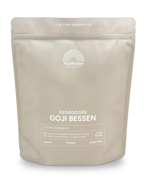 Mattisson Bessen goji gedroogd pot (1 Kilogram)