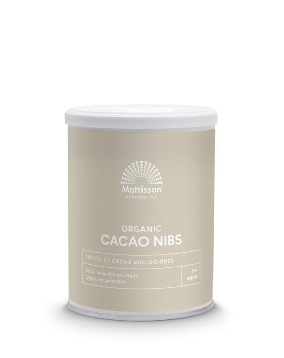 Mattisson Cacao nibs raw bio (150 Gram)