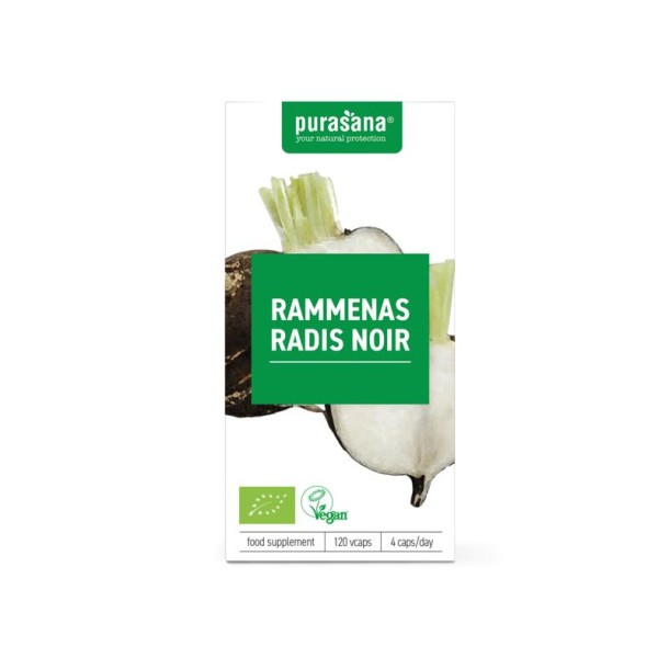 Purasana Rammenas vegan bio (120 Vegetarische capsules)