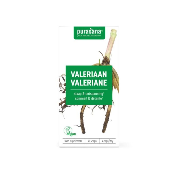 Purasana Valeriaan vegan (70 Capsules)