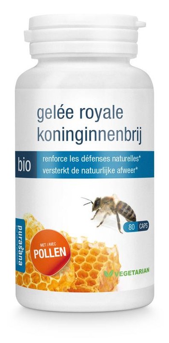 Purasana Koninginnenbrij bio (80 Vegetarische capsules)