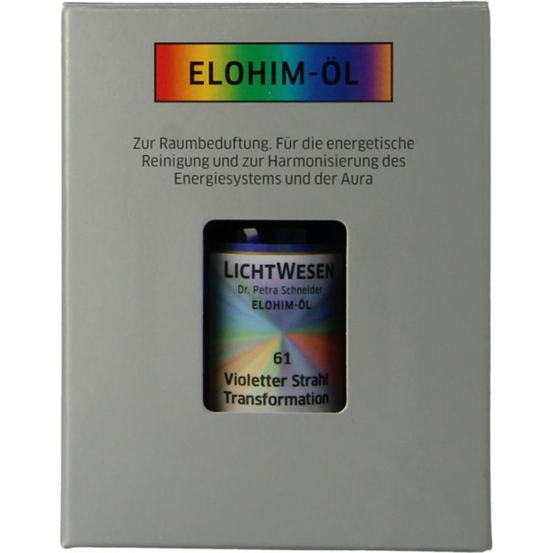 Lichtwesen Elohim olie transformatie violet 61 (10 Milliliter)