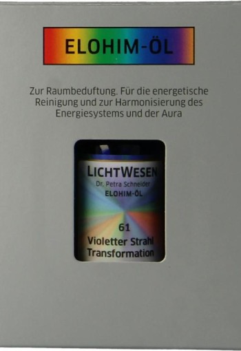 Lichtwesen Elohim olie transformatie violet 61 (10 Milliliter)