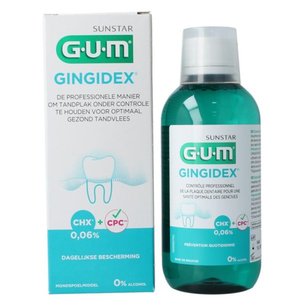 GUM Gingidex mondspoelmiddel (300 Milliliter)