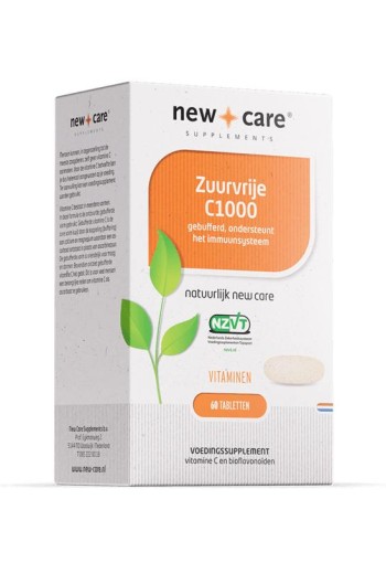 New Care Zuurvrije C1000 (60 Tabletten)