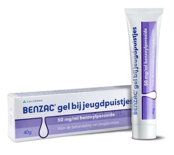 Benzac Gel 50mg/ml benzoylperoxide (40 Gram)