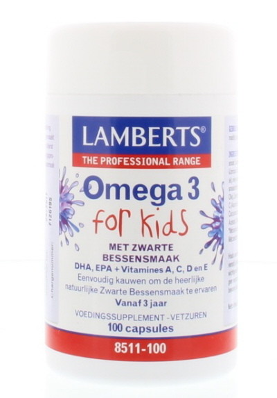 Lamberts Visolie omega 3 for kids (100 Capsules)