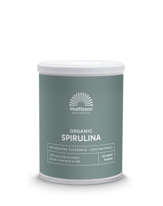 Mattisson Spirulina poeder bio (125 Gram)