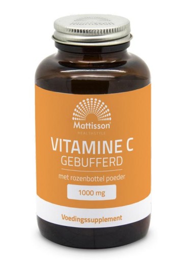 Mattisson Vitamine C gebufferd calcium & magnesium ascorbaat (90 Capsules)