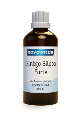 Nova Vitae Ginkgo biloba forte (tempelboom) kruidentinctuur (100 Milliliter)