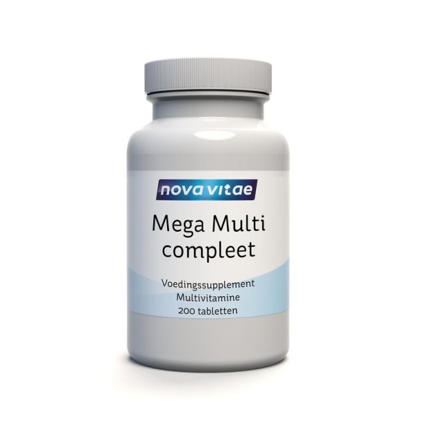 Nova Vitae Mega multi compleet (200 Tabletten)