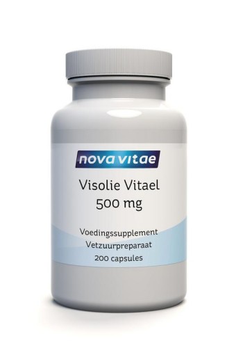 Nova Vitae Visolie vitael 500 g (zalmolie) (200 Capsules)