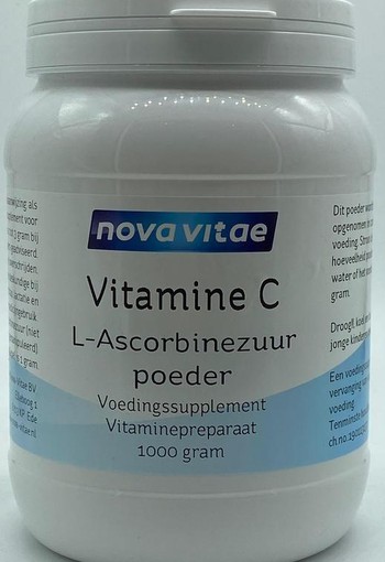 Nova Vitae Vitamine C ascorbinezuur poeder (1 Kilogram)