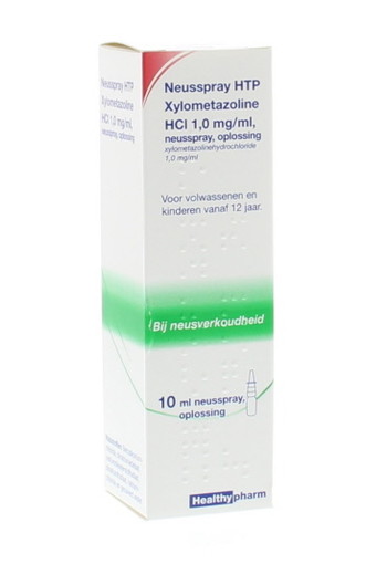 Healthypharm Neusspray xylometazoline 1.0% (10 Milliliter)