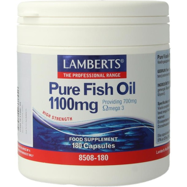 Lamberts Pure visolie 1100mg omega 3 (180 Capsules)