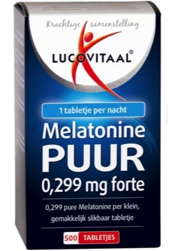 Lucovitaal Melatonine Puur 0.299 Mg 500tb