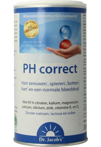 Dr. Jacob's PH Correct poeder (300 Gram)