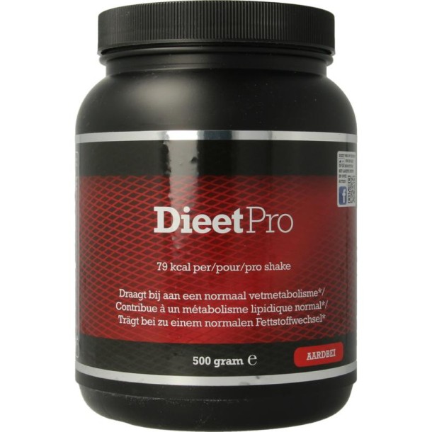 Dieet Pro Aardbei (500 Gram)