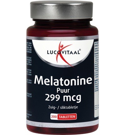 Lucovitaal Melatonine Puur 0.299 Mg 200tb