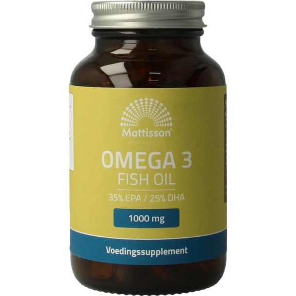 Mattisson Omega 3 visolie 35% EPA 25% DHA 1000mg (90 Capsules)