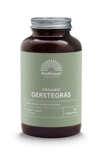 Mattisson Tarwegras wheatgrass tabletten raw 400mg bio (350 Tabletten)