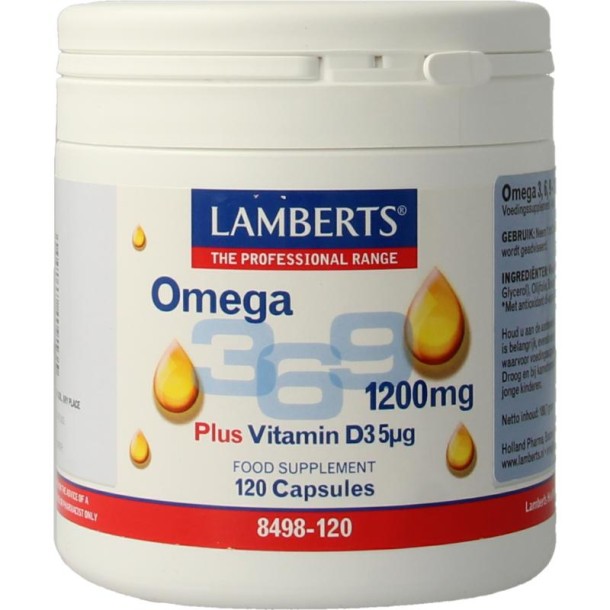 Lamberts Visolie Omega 3 6 9 (120 Capsules)