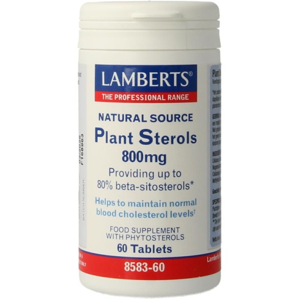 Lamberts Plant sterolen 800mg (60 Tabletten)