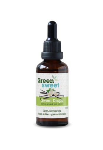 Green Sweet Vloeibare stevia vanille (50 Milliliter)