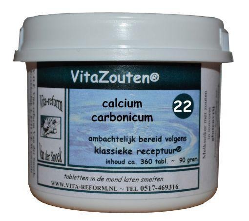 Vitazouten Calcium carbonicum VitaZout nr. 22 (360 Tabletten)