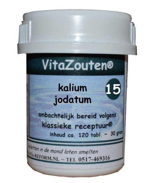 Vitazouten Kalium jodatum VitaZout nr. 15 (120 Tabletten)