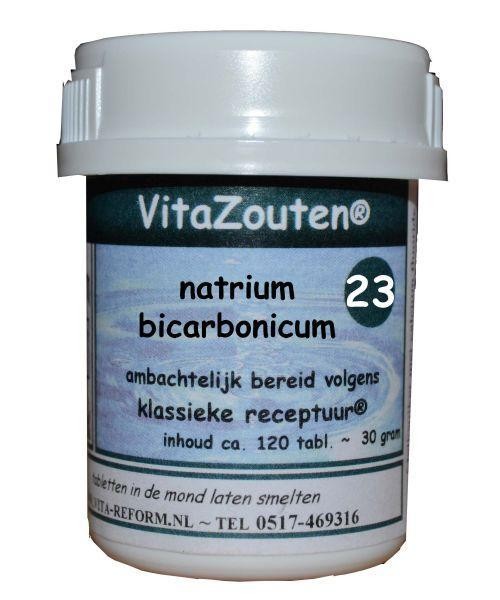 Vitazouten Natrium bicarbonicum VitaZout nr. 23 (120 Tabletten)