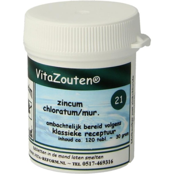 Vitazouten Zincum chloratum/mur. VitaZout nr.21 (120 Tabletten)