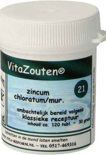 Vitazouten Zincum chloratum/mur. VitaZout nr.21 (120 Tabletten)