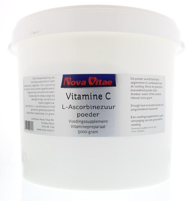 Nova Vitae Vitamine C ascorbinezuur poeder (5 Kilogram)